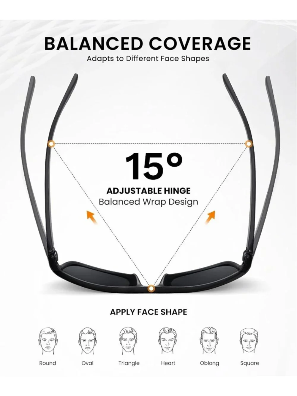 Polarized Sunglasses for Men & Women - UV Protection, Classic Style for Fishing